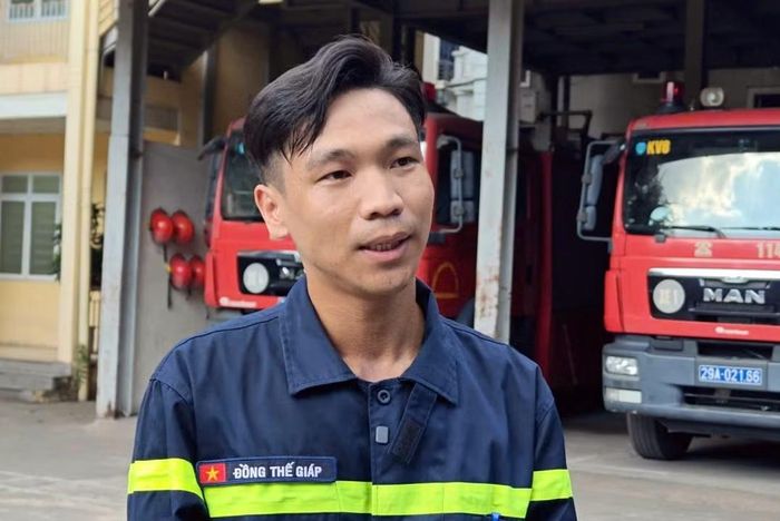 Trung úy Đồng Thế Giáp.