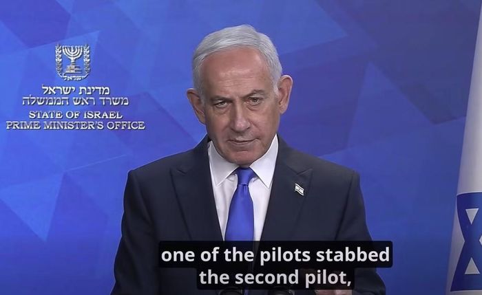 Thủ tướng Israel trong video phát biểu về vụ tấn công trên chuyến bay Flydubai ngày 1/10