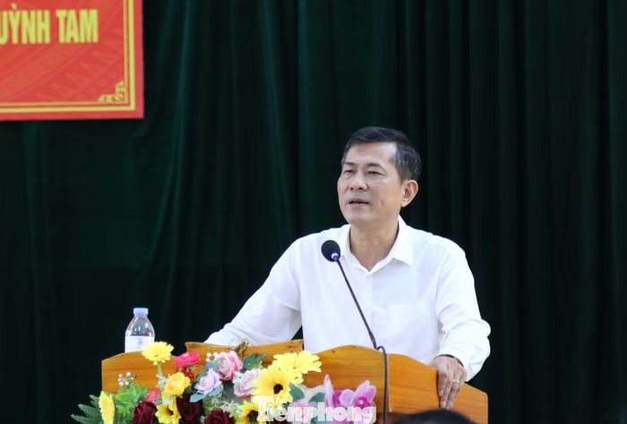 Ông Thái Văn Thành - Phó Chủ tịch UBND tỉnh Nghệ An kết luận.