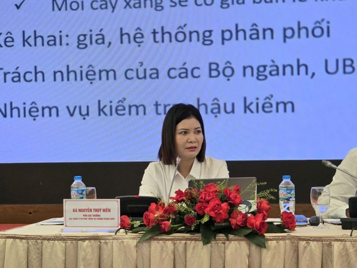 Bà Nguyễn Thúy Hiền, Phó Cục trưởng Cục Quản lý và Phát triển thị trường trong nước, Bộ Công Thương.