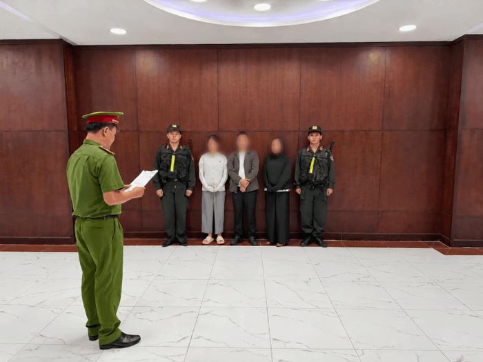 Công an TP. HCM đã ra quyết định khởi tố bị can đối với Đặng Thiên Hương, Nguyễn Thị Thanh Hoa và Lê Hữu Hoàng. (Ảnh: Công an cung cấp)