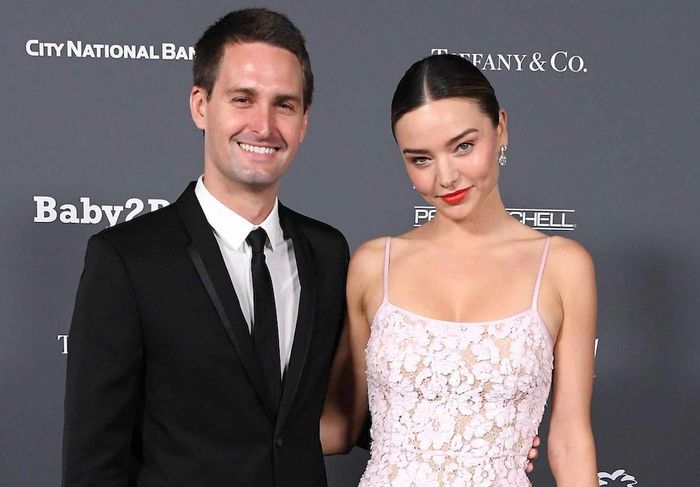  Miranda Kerr và tỷ phú công nghệ Evan Spiegel. Ảnh: Steve Granitz/WireImage 