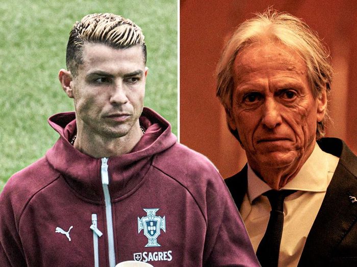 Ronaldo mâu thuẫn nặng với HLV Jorge Jesus. Ảnh: ESPN