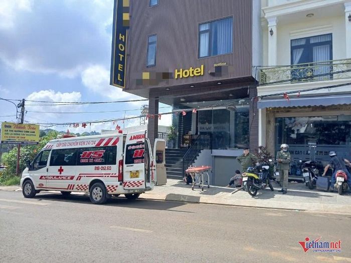 Khách sạn nơi chị H. thuê nghỉ. Ảnh: Trần Hoàn