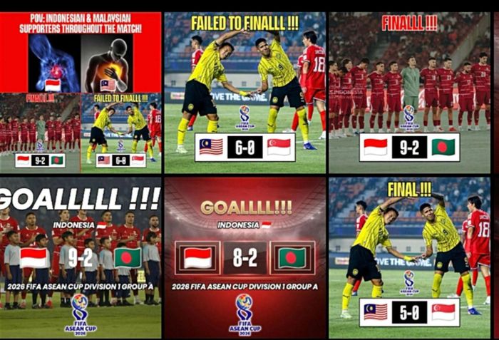 Những diễn biến liên tục đảo chiều ở lượt trận cuối bảng A - Ảnh: ASEAN Football