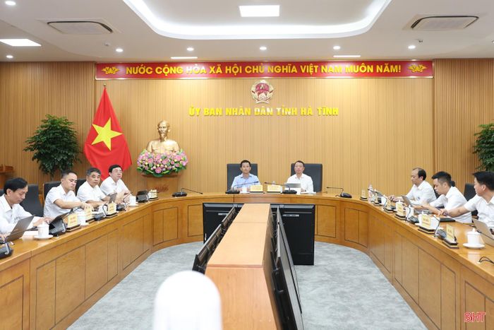 Điểm cầu Hà Tĩnh.