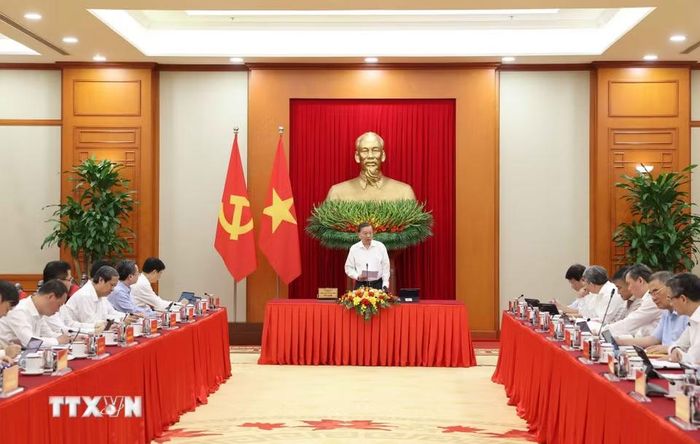 Tổng Bí thư, Chủ tịch nước Tô Lâm phát biểu chỉ đạo. (Ảnh: Thống Nhất/TTXVN)