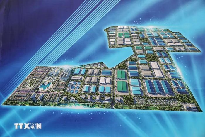Phối cảnh khu công nghiệp Đồng Phúc tại xã Đồng Việt và phường Cảnh Thụy, tỉnh Bắc Ninh. (Ảnh: Danh Lam/TTXVN)