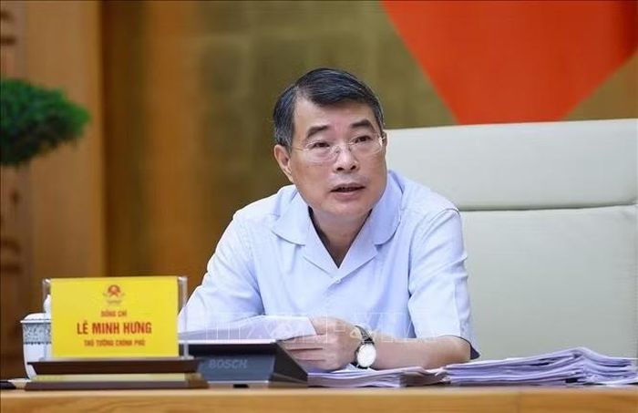 Thủ tướng Lê Minh Hưng chủ trì Hội nghị Ban Thường vụ Đảng ủy Chính phủ về công tác đánh giá, xếp loại cán bộ. Ảnh: Dương Giang/TTXVN