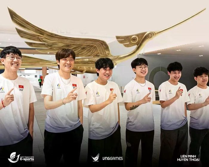 Đội tuyển Liên Minh Huyền Thoại Việt Nam tranh tài tại ASIAD 2026. Ảnh: Esports Việt Nam