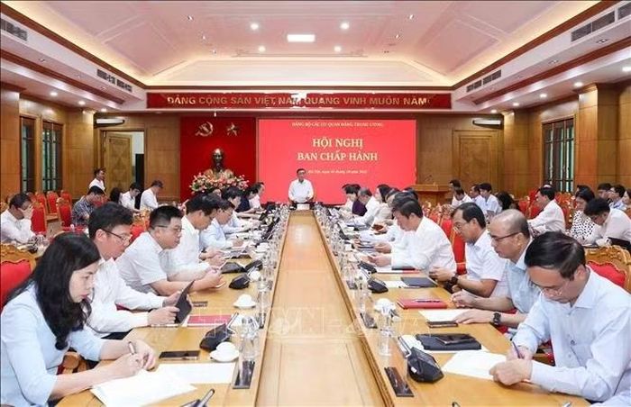 Hội nghị Ban Chấp hành Đảng bộ các cơ quan Đảng Trung ương. Ảnh: Phương Hoa/TTXVN