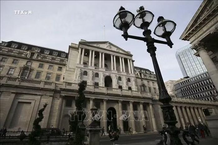 Trụ sở Ngân hàng Trung ương Anh ở London. Ảnh: AFP/TTXVN