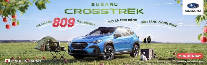 Mẫu xe Subaru Crosstrek giảm giá còn 809.000 triệu đồng.