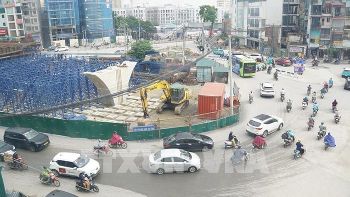 Từ ngày 9/10, điều chỉnh tổ chức giao thông đường Ô Chợ Dừa (Hà Nội). Ảnh minh họa: Nguyễn Thắng - TTXVN