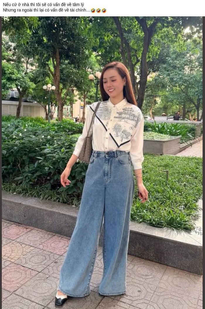 Bài đăng của vợ NSND Công Lý trên trang cá nhân. Ảnh: FBNV