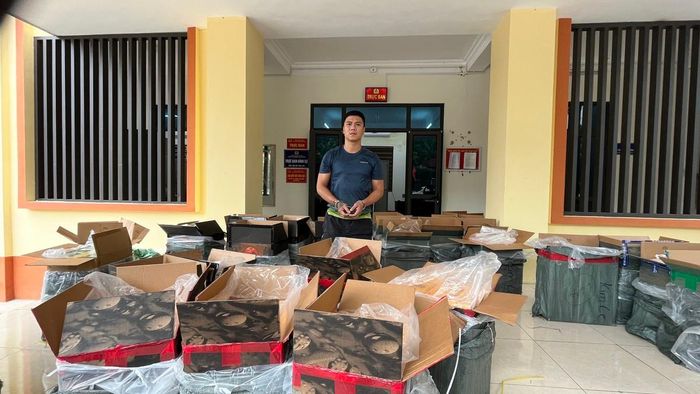 Đối tượng Trần Quang Khải cùng tang vật