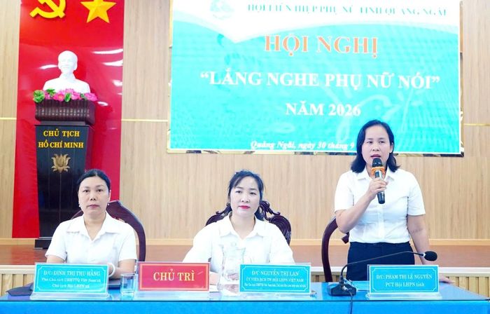 Ban Thường vụ Hội LHPN tỉnh Quảng Ngãi chủ trì Hội nghị 