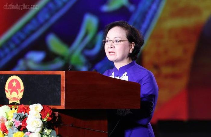 Phó Thủ tướng Phạm Thị Thanh Trà phát biểu khai mạc Lễ hội - Ảnh: chinhphu.vn/Thu Giang