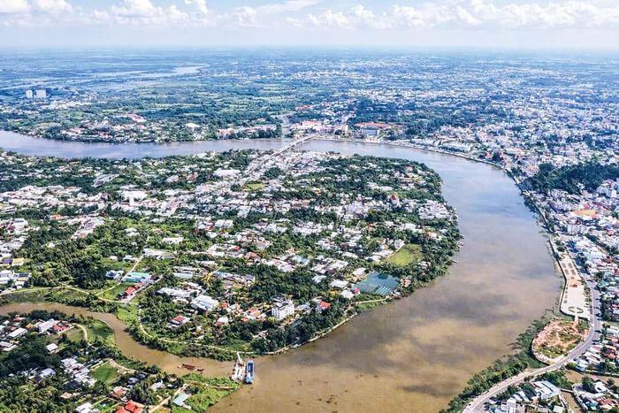Xã Bình Mỹ có tổng diện tích trên 54km2, được bao bọc bởi sông Sài Gòn dài 22km. Ảnh: Thu Hiền