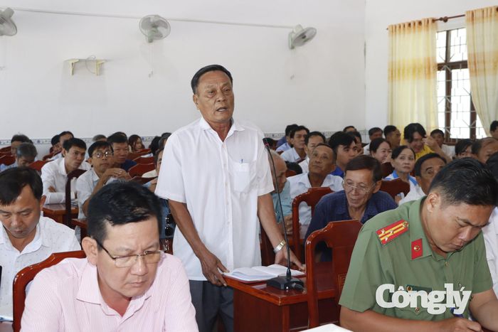Công tác bảo đảm ANTT cơ sở và giải quyết vấn đề ô nhiễm môi trường cũng được bà con cử tri quan tâm, kiến nghị