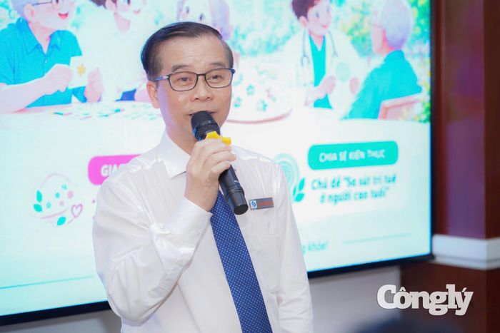 TS BS Võ Hồng Minh Công - Phó Giám đốc Bệnh viện Nhân dân Gia Định chia sẻ tại chương trình.