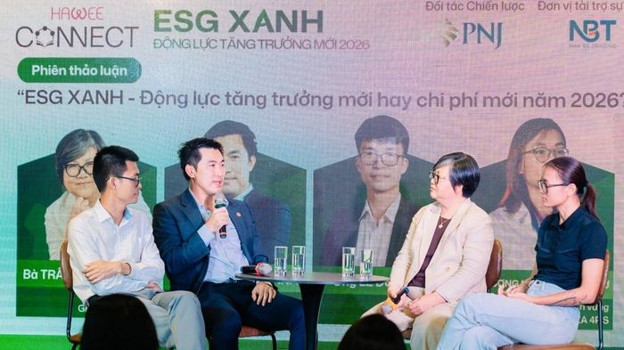 Đại diện các doanh nghiệp cùng chia sẻ tại sự kiện Hawee Connect. Ảnh: Hawee