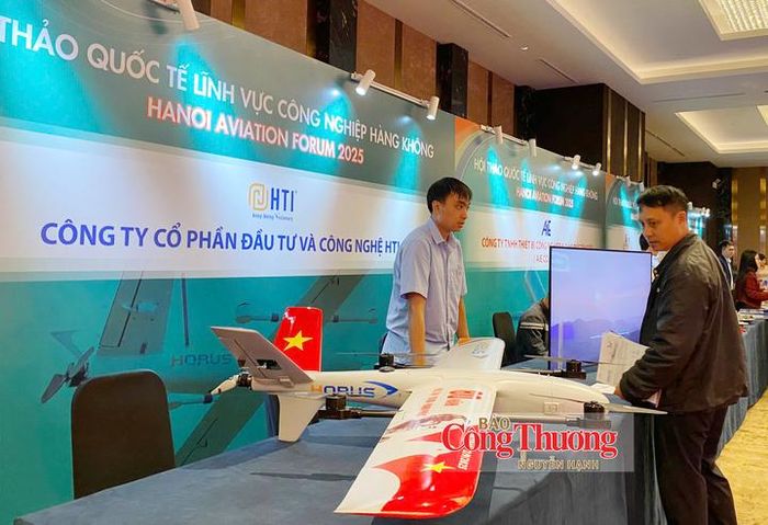 Các doanh nghiệp tham gia hoạt động kết nối tại Hội thảo quốc tế lĩnh vực công nghiệp hàng không 2025.
