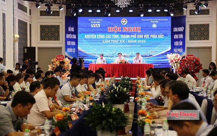  Hội nghị khuyến công các tỉnh, thành phố khu vực phía Bắc lần thứ XX, năm 2026 diễn ra vào ngày 1/10/2026.