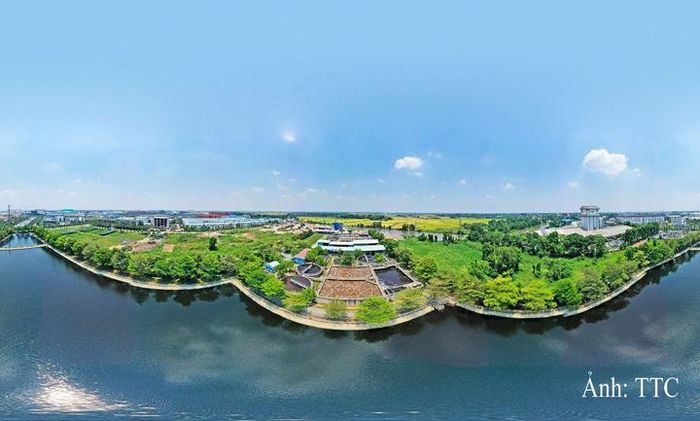 Nhà máy xử lý nước thải phân khu dệt nhuộm tại KCN Thành Thành Công, Trảng Bàng, Tây Ninh.