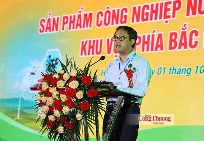 Ông Nguyễn Hoàng Long - Thành ủy viên, Giám đốc Sở Công Thương TP. Hải Phòng phát biểu tại sự kiện.