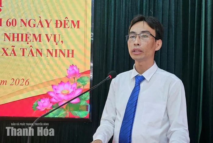 Lãnh đạo UBND xã Tân Ninh triển khai kế hoạch thực hiện đợt thi đua