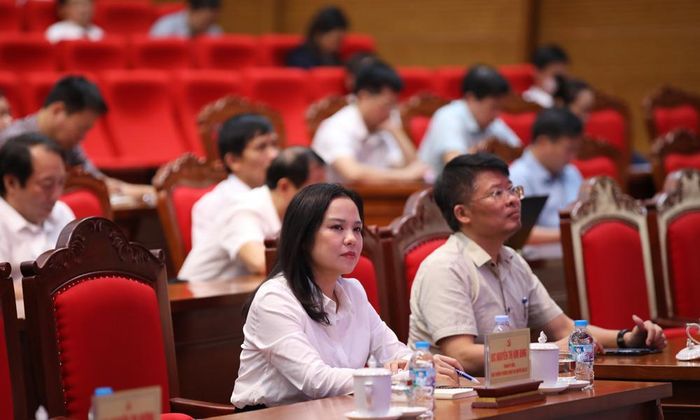Đại biểu dự hội nghị tập huấn.