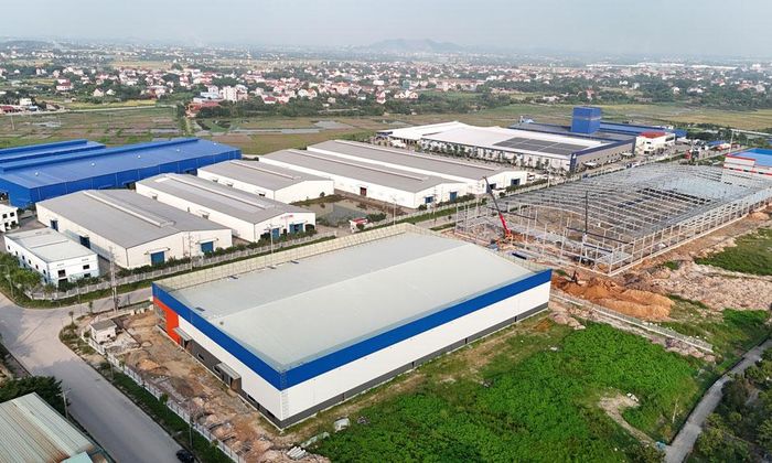  Nhà máy mới được xây dựng tại Cụm công nghiệp Đoan Bái. 