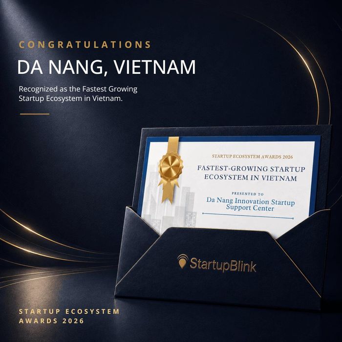 StartupBlink chứng nhận Đà Nẵng có hệ sinh thái khởi nghiệp tăng trưởng nhanh nhất Việt Nam năm 2026.