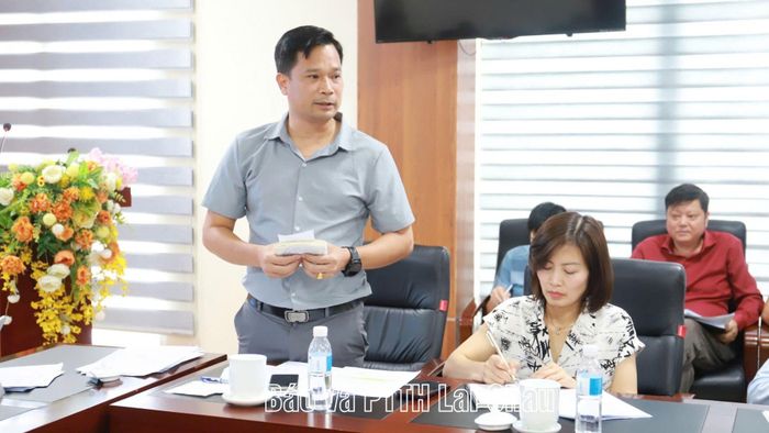 Lãnh đạo Sở Văn hoá, Thể thao và Du lịch thông qua báo cáo tiến độ tổ chức đại hội TDTT các cấp; dự thảo kế hoạch chi tiết tổ chức Đại hội TDTT tỉnh.