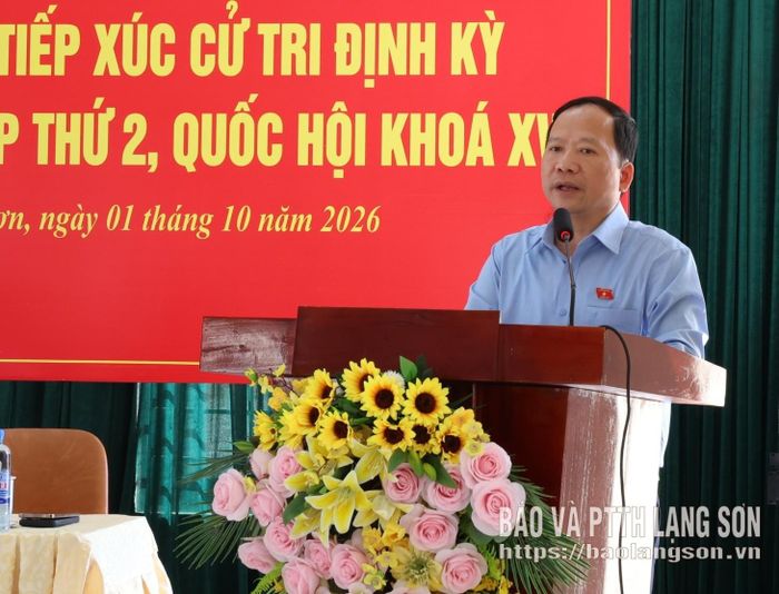 Lãnh đạo Đoàn đại biểu Quốc hội tỉnh thông tin đến cử tri dự kiến nội dung, chương trình kỳ họp thứ hai, Quốc hội khóa XVI