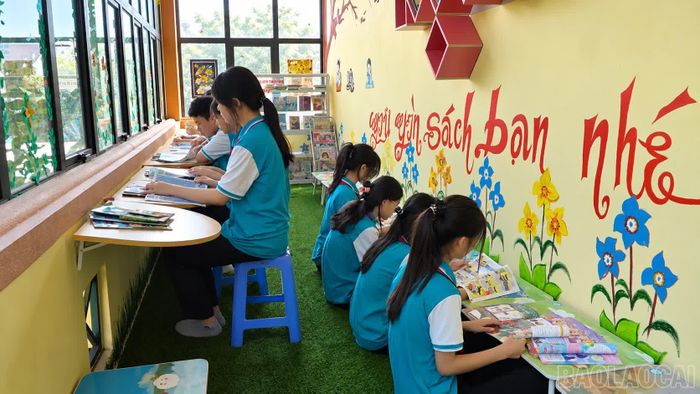 Không gian đọc sách, học tập tại cơ sở góp phần hình thành thói quen tự học, xây dựng môi trường học tập thường xuyên trong cộng đồng.