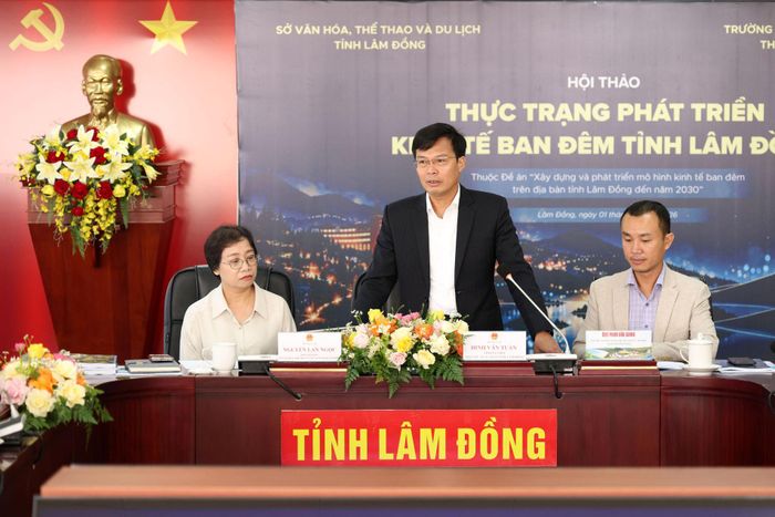 Tỉnh ủy viên, Phó Chủ tịch UBND tỉnh Lâm Đồng Đinh Văn Tuấn chủ trì hội thảo