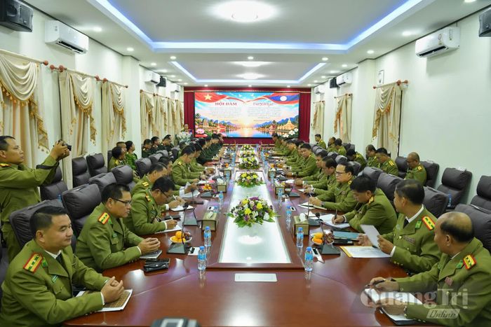 Quang cảnh hội đàm - Ảnh: Q.T