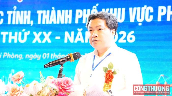 Ông Trần Việt Hòa - Cục trưởng Cục Công nghiệp phát biểu khai mạc Hội nghị