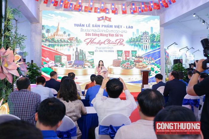 Lễ khai mạc “Tuần lễ sản phẩm Việt - Lào tại Hà Nội” do Bộ Công Thương Việt Nam phối hợp với Đại sứ quán Lào tại Việt Nam và Bộ Công Thương Lào tổ chức vào chiều 01/10/2026