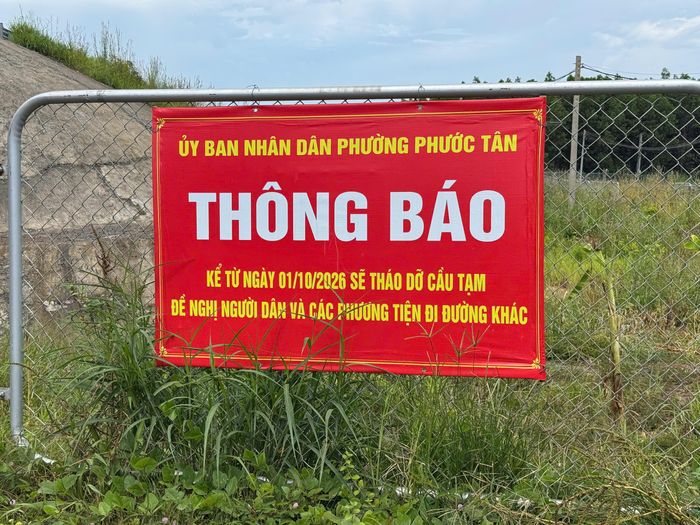 Từ hôm nay bắt đầu tháo dỡ cầu tạm trên cao tốc.