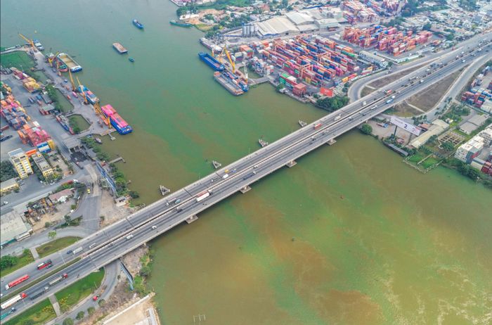 Cầu Đồng Nai mới do CC1 thi công - một trong những công trình giao thông trọng điểm phá tan điểm nghẽn cửa ngõ Đông Bắc TP.HCM.