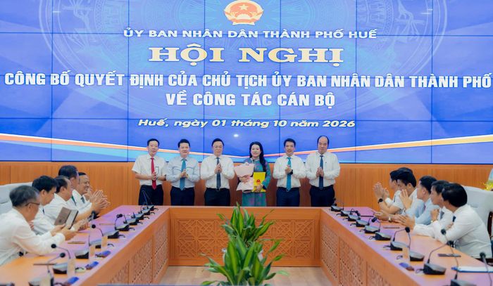 Bà Nguyễn Thị Bích Thảo được điều động, bổ nhiệm giữ chức Phó giám đốc Sở Văn hóa, Thể thao và Du lịch TP Huế.