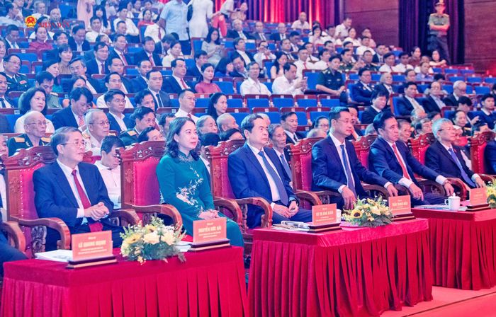 Chủ tịch Quốc hội Trần Thanh Mẫn và các đại biểu dự Lễ kỷ niệm