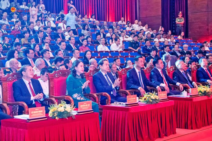 Chủ tịch Quốc hội Trần Thanh Mẫn và các đại biểu dự Lễ kỷ niệm