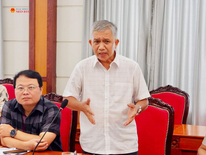 Đại diện Hội Luật gia TP. Hồ Chí Minh Nguyễn Triều Lưu phát biểu. Ảnh: Hoa Lê