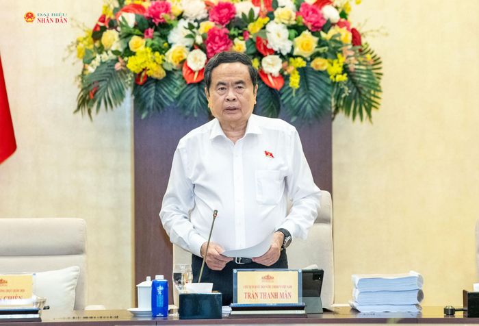 Chủ tịch Quốc hội Trần Thanh Mẫn phát biểu khai mạc Phiên họp