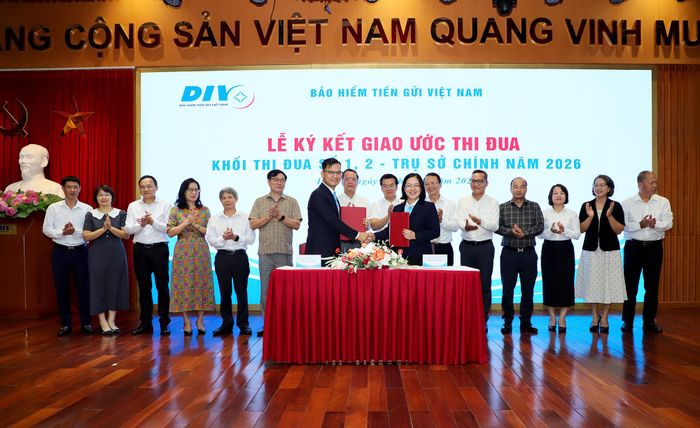Khối thi đua số 1 và Khối thi đua số 2 đã ký Giao ước thi đua năm 2026