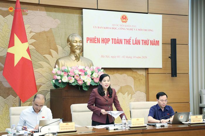 Chủ nhiệm Ủy ban Khoa học, Công nghệ và Môi trường Nguyễn Thanh Hải chủ trì phiên họp